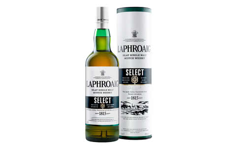 Eine Whiskyflasche von Laphroaig